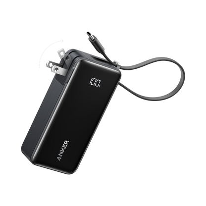 Anker Power Bank (10K, Fusion, Built-In Cable)