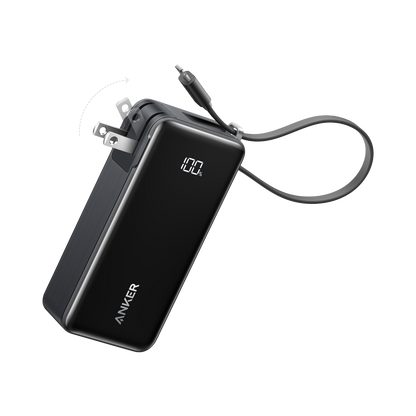 Anker Power Bank (10K, Fusion, Built-In Cable)