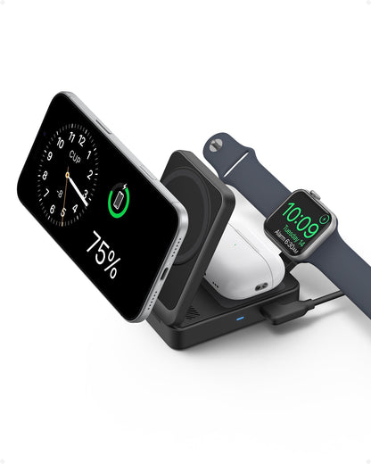 Anker MagGo Wireless Charging Station (Foldable 3-in-1)