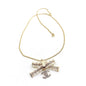 18K  Chanel Bow Tie Necklace